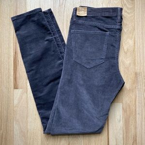 Madewell women’s skinny fit corduroy pants